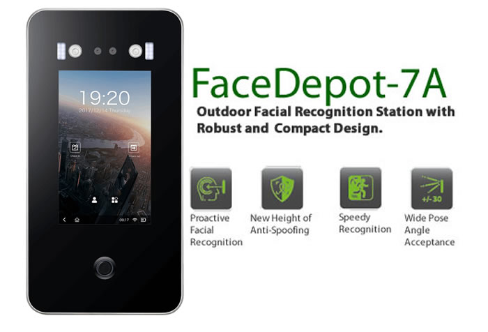 Facial recognition reader